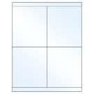 4.25" x 5"  Sheet Label