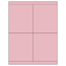 4.25" x 5"  Sheet Label