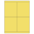 4.25" x 5"  Sheet Label