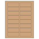 3.375" x 1.25"  Sheet Label