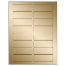 3.375" x 1.25"  Sheet Label