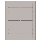 3.375" x 1.25"  Sheet Label