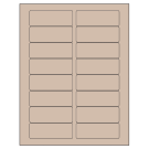 3.375" x 1.25"  Sheet Label