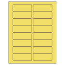 3.375" x 1.25"  Sheet Label