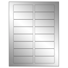 3.375" x 1.25"  Sheet Label