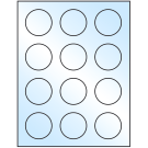 2" x 2"  Sheet Label