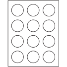 2" x 2"  Sheet Label