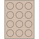 2" x 2"  Sheet Label