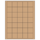 1.5" x 1.5"  Sheet Label