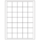 1.5" x 1.5"  Sheet Label