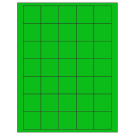 1.5" x 1.5"  Sheet Label