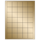 1.5" x 1.5"  Sheet Label