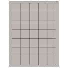 1.5" x 1.5"  Sheet Label