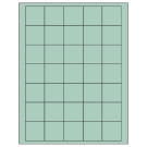 1.5" x 1.5"  Sheet Label