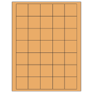 1.5" x 1.5"  Sheet Label