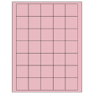 1.5" x 1.5"  Sheet Label