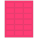 2.5" x 1.5625"  Sheet Label
