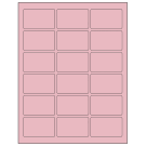 2.5" x 1.5625"  Sheet Label