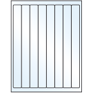 1" x 10"  Sheet Label