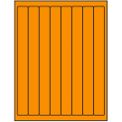 1" x 10"  Sheet Label