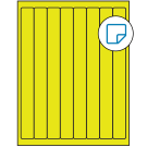 1" x 10"  Sheet Label