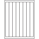 1" x 10"  Sheet Label