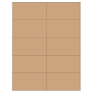 4.25" x 2.2"  Sheet Label