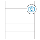 4.25" x 2.2"  Sheet Label