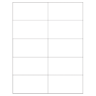 4.25" x 2.2"  Sheet Label