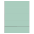 4.25" x 2.2"  Sheet Label