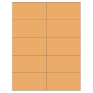 4.25" x 2.2"  Sheet Label