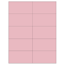 4.25" x 2.2"  Sheet Label