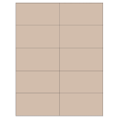 4.25" x 2.2"  Sheet Label