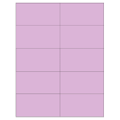 4.25" x 2.2"  Sheet Label