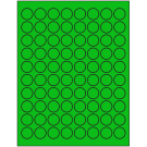 0.875" x 0.875"  Sheet Label
