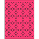 0.875" x 0.875"  Sheet Label