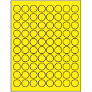 0.875" x 0.875"  Sheet Label