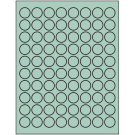 0.875" x 0.875"  Sheet Label