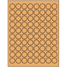 0.875" x 0.875"  Sheet Label