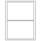 7.5" x 5.125"  Sheet Label