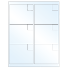 4" x 3.33"  Sheet Label