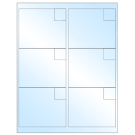 4" x 3.33"  Sheet Label