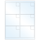 4" x 3.33"  Sheet Label