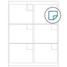 4" x 3.33"  Sheet Label