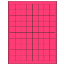 1" x 1"  Sheet Label