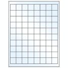 1" x 1"  Sheet Label