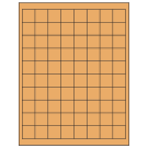 1" x 1"  Sheet Label