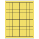 1" x 1"  Sheet Label