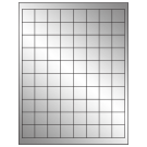 1" x 1"  Sheet Label