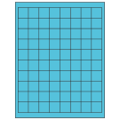 1" x 1"  Sheet Label